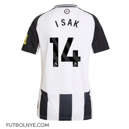 Camiseta Newcastle United Alexander Isak #14 Primera Equipación para mujer 2024-25 manga corta